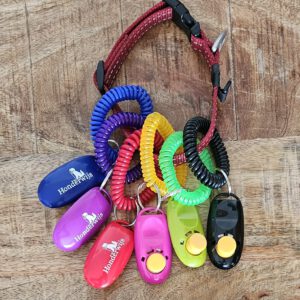 Clickers + polsbandjes